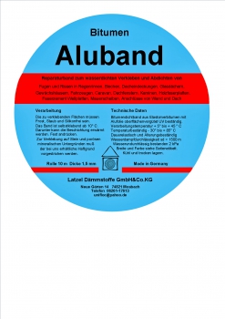 Bitumen Aluband Dichtband 500 mm - Black