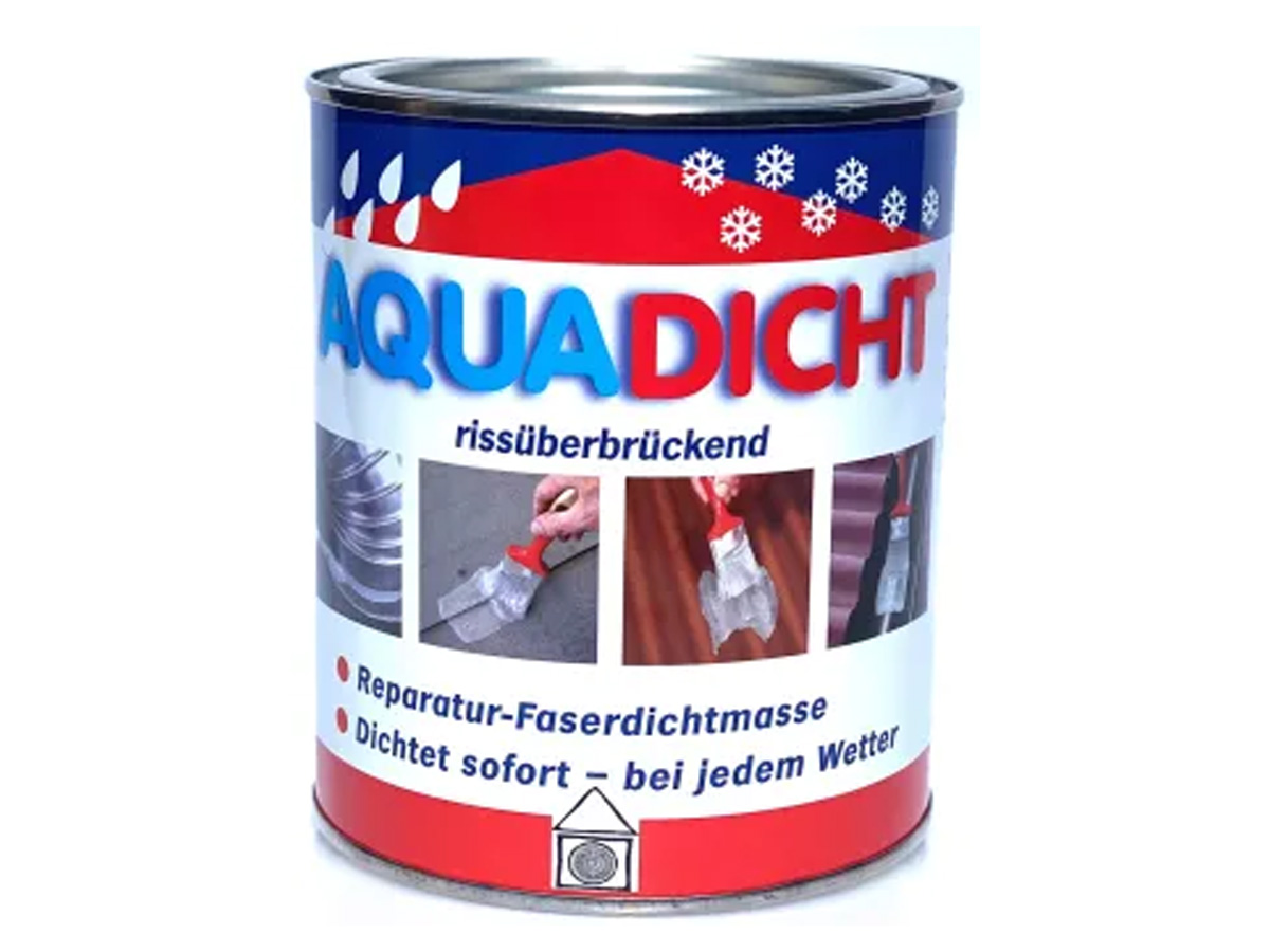 Aqua-Dicht Reparatur-Dichtmasse grau 1 kg – haftet auch auf feuchtem Untergrund