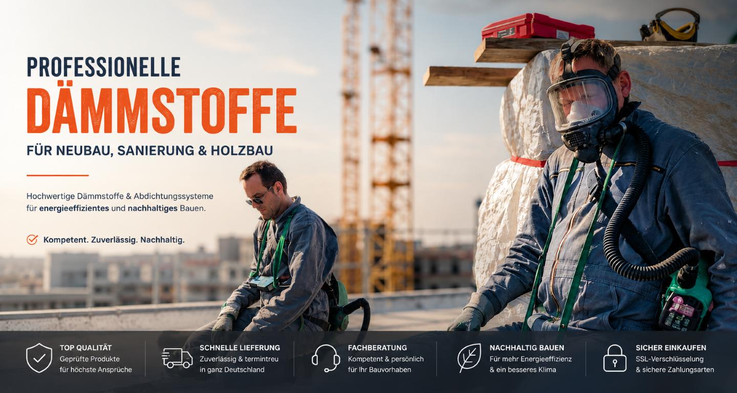 Onlineshop für Wärmedämmung - günstig und sicher einaufen