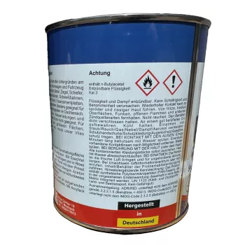 Aqua-Dicht gris, 750 ml – compuesto sellador instantáneo para reparaciones, amplia adherencia incluso en condiciones húmedas.