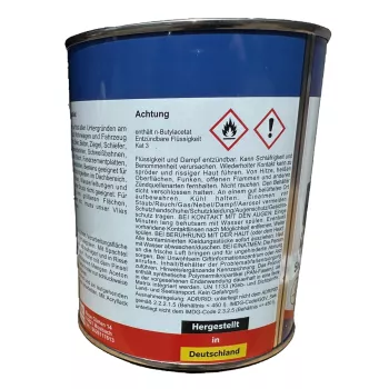 Aqua-Dicht gris, 750 ml – compuesto sellador instantáneo para reparaciones, amplia adherencia incluso en condiciones húmedas.