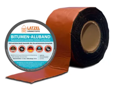 Bitumen Aluband 50 mm x 10 m Terracotta