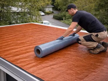 Selbstklebende Dachabdichtungsbahn Aluminiumbeschichtet