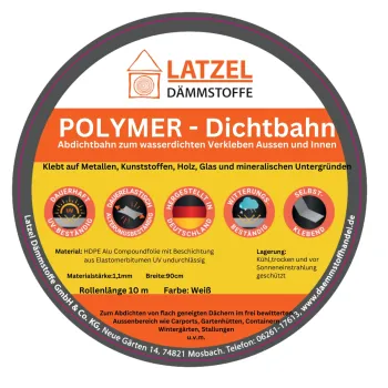 Selbstklebende Polymer Dichtbahn