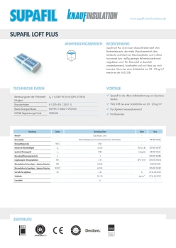 Knauf Supafil® Loft Plus