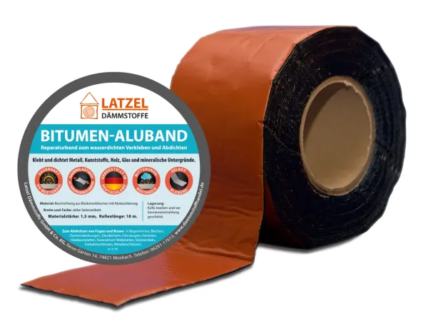 Bitumen Aluband 50 mm x 10 m Terracotta