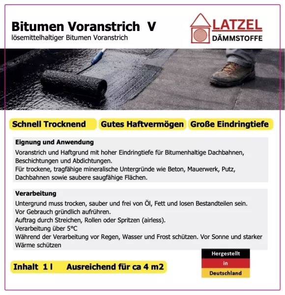 Bitumen Voranstrich V lösemittelhaltig