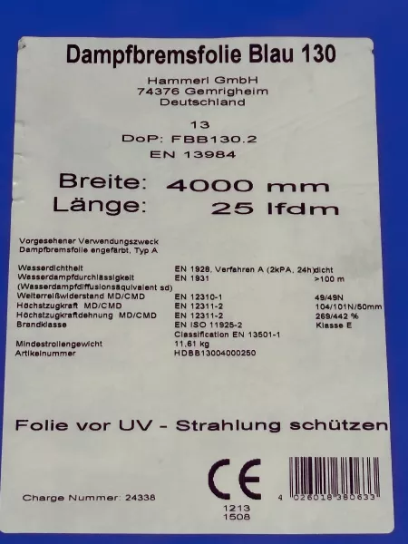 PE Dampfbremse sd > 100m