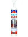 Aqua-Dicht grey 300 ml cartridge with spatula attachment – instant sealing compound for repairs, broad adhesion range even in wet conditions